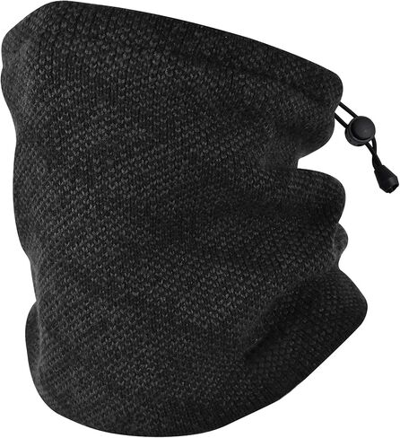 Winter Neck Warmer Ski Mask for Men Women, Breathable Thick Fleece Thermal Neck Gaiter Face Scarf for Skiing Cycling in Saudi Arabia