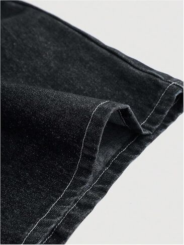 Verdusa Girl's Goth Wide Leg Baggy Jeans Streetwear Loose Denim Pants with Pockets in Saudi Arabia