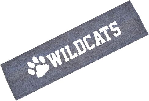 عصابة رأس مطاطية من القطن اللامع من Wildcats Team Mascot من Funny Girl Designs in Kuwait