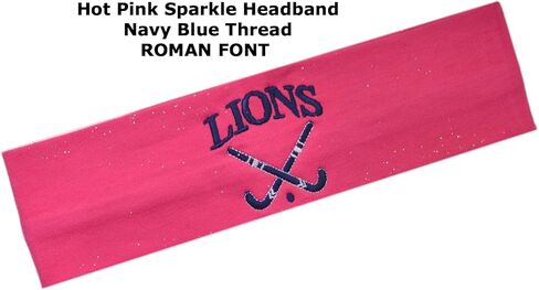 Personalized Embroidered FIELD HOCKEY Cotton Stretch Headband With Your Custom Name in Saudi Arabia