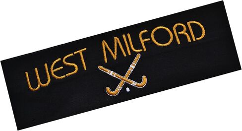 Personalized Embroidered FIELD HOCKEY Cotton Stretch Headband With Your Custom Name in Saudi Arabia