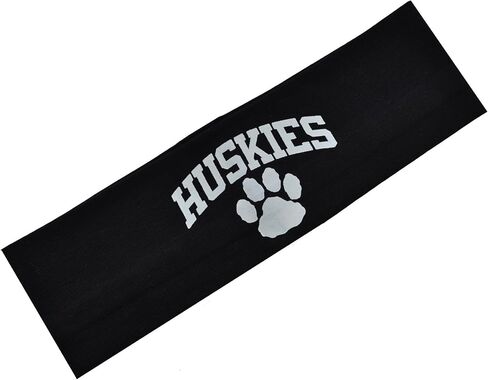 Funny Girl Designs Huskies Team Mascot School Pride Cotton Stretch Headband in Saudi Arabia