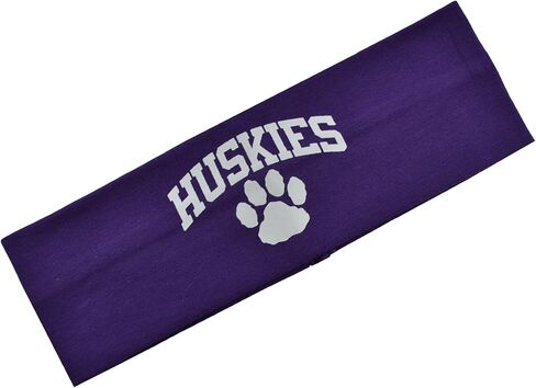 Funny Girl Designs Huskies Team Mascot School Pride Cotton Stretch Headband in Saudi Arabia