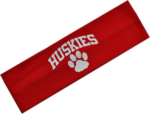 Funny Girl Designs Huskies Team Mascot School Pride Cotton Stretch Headband in Saudi Arabia