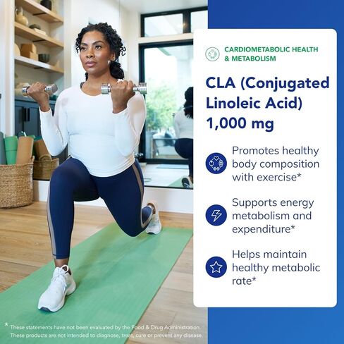 Pure Encapsulations CLA (Conjugated Linoleic Acid) 1,000 mg | Promotes Healthy Body Composition with Exercise* | 60 Softgel Capsules in Saudi Arabia