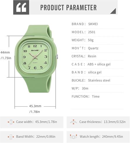 Nurse Watch for Medical Professionals Silicone Strap Women Men, Night Light, Military Time Easy to Read Dial, Second Hand Watch for Nursing Day Gifts in Saudi Arabia