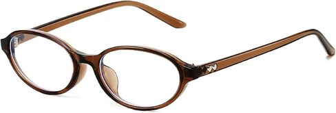Retro Oval Glasses for Women Men Vintage Oval 90s Blue Light Glasses Y2K Small Face Fake Eyeglasses in Saudi Arabia