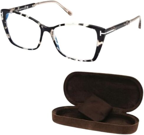 إطار نظارة توم فورد FT5893-B على شكل فراشة + مجموعة مع مجموعة تنظيف النظارات eSHADES in Kuwait