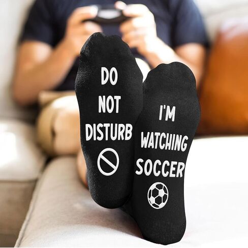 Silly Soccer Socks for Kids - Crazy Socks for Boys - Funny Christmas Gifts, Stocking Stuffers for Teen Boys 8-12 in Saudi Arabia
