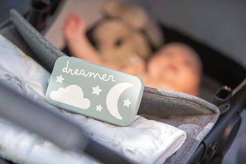 Dreamer Sound Machine - Portable Sleep Aid with Sleep-Promoting Frequencies, Baby Night Light & Custom Soundscapes for Babies & Kids - Sage in Saudi Arabia