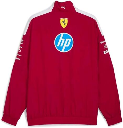 سترة PUMA للرجال Scuderia Ferrari Drivers T7 كبيرة الحجم ملابس خارجية كاجوال - أحمر in Saudi Arabia
