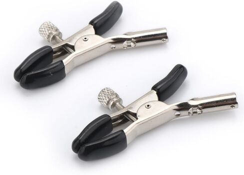 Non-Piercing Nipple Clips for Adult Play ， Nipple Clamps Sensory Toys Woman Adjustable Pressure Metal Body Jewelry Non Piercing (Pair) in Kuwait