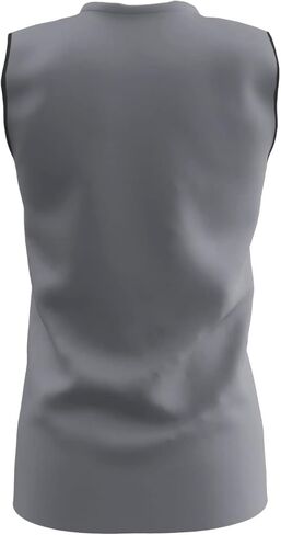 CHAMPRO Girls Sleeveless Fastpitch Jersey Gray | Black MD in Saudi Arabia