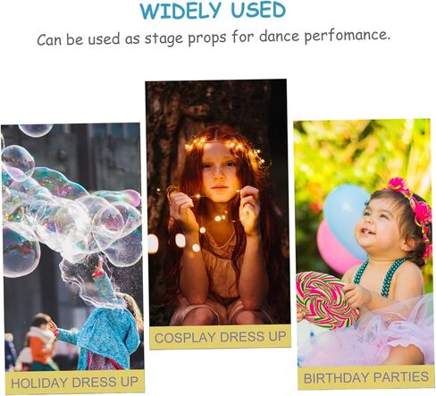 VICASKY 12 قطعة من أوشحة الرقص ذات الألوان المتدرجة أوشحة شعوذة ناعمة لأداء مرحلة الدعائم للأولاد حزمة هدايا لون عشوائي in Kuwait