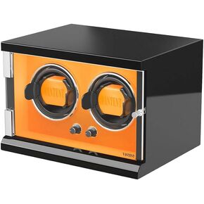 Patent Design Watch Winder for Automatic Watches with LED Lighting，Shining Finishing and Quiet Motor in Saudi Arabia