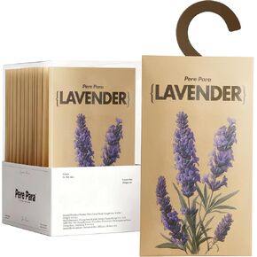 12 عبوة من أكياس اللافندر المجففة المعطرة للخزانة والأدراج، مزيل الروائح الكريهة للهواء الراكد، معطرات هواء ورقية معلقة طويلة الأمد ومزيل رائحة الملابس in Kuwait