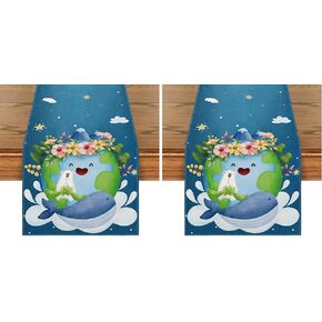 Earth Day Decorations Earth Day Table Runner Earth Day Party Favors Environmental Decorations and Supplies for Home Party Table in Kuwait