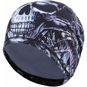 Unisex Moisture Sweat Wicking Thin Fleece Cycling Skull Cap Helmet Beanie Hat Color 07 Sports Outdoor Recreation Travelling Accessories Everyday Performance Wear in Saudi Arabia