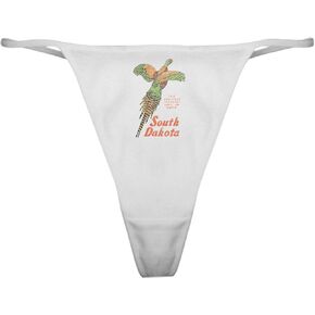 ملابس داخلية ثونغ كلاسيكية من CafePress South Dakota Pheasant، سراويل داخلية نسائية in Kuwait