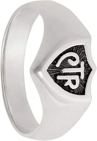 J68a Size 8-12 Large Zinc Alloy Ring Mormon One Moment In Time LDS CTR in Saudi Arabia