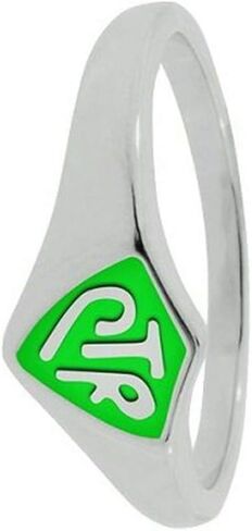 One Moment In Time Q001G Size 4-9 Stainless Steel Green Ring Mormon LDS CTR in Saudi Arabia