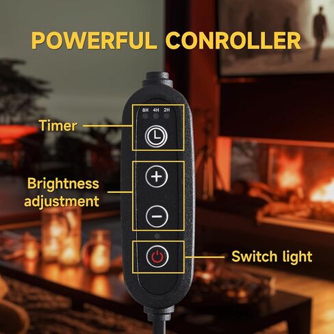 مصباح تسخين الشموع القديم - سخان شمع للعلاج العطري بمؤقت ذكي للتعتيم، مصباح إذابة الشمع آمن وموفر للطاقة، مناسب لمختلف الشموع المعلبة، هدية تزيين المنزل الدافئة in Kuwait
