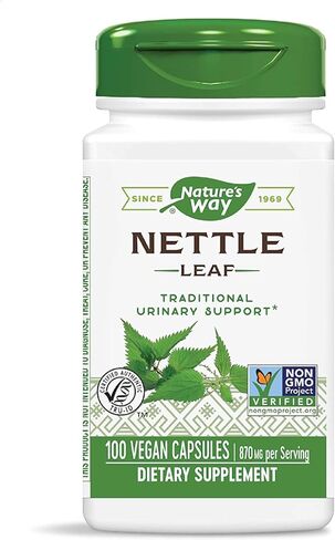 Nature's Way Nettle Leaf 435 mg, TRU-ID Certified, Non-GMO Project, Vegetarian, 100 Count (Pack of 4) in Saudi Arabia
