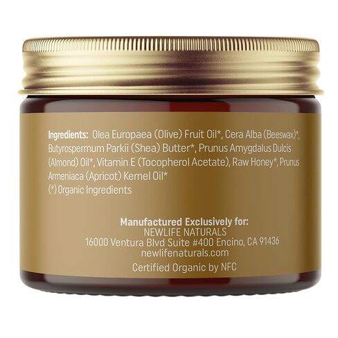 NewLife Naturals Certified Organic Vulva Balm Butter- Itching Dryness Irritation Menopause Support, Postpartum Essentials, Vaginal Moisturizer | All Natural Intimate Feminine Care - 2oz - USA in Saudi Arabia