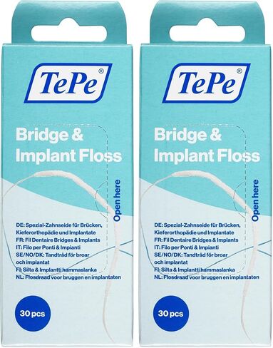 TePe Bridge & Implant Floss, 30 pcs in Kuwait