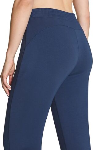 بنطال Spanx AirEssentials سليم مستقيم - طول الكاحل، بنطال صالة مريح - حماية UPF 50+ in Saudi Arabia