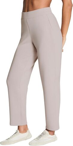 بنطال Spanx AirEssentials سليم مستقيم - طول الكاحل، بنطال صالة مريح - حماية UPF 50+ in Saudi Arabia