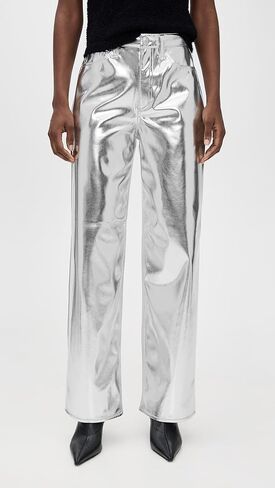 rag & bone Women's Logan Faux Leather Wide Leg Pants in Saudi Arabia