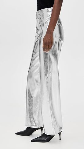 rag & bone Women's Logan Faux Leather Wide Leg Pants in Saudi Arabia