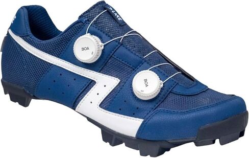 Lake Mx30g Wide Cycling Shoe - Men's Mesh-Blue/White, 42.5 in Saudi Arabia
