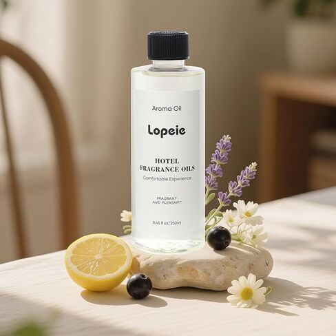 Hotel Diffuser Oil Inspired by Luxury Hotel Scent, Premium Fragrance Oil, Essential Oil Blends with Lemon, Lavender Notes for Ultrasonic Diffusers, Waterless Diffusers & DIY Crafts – 250 mL in Saudi Arabia