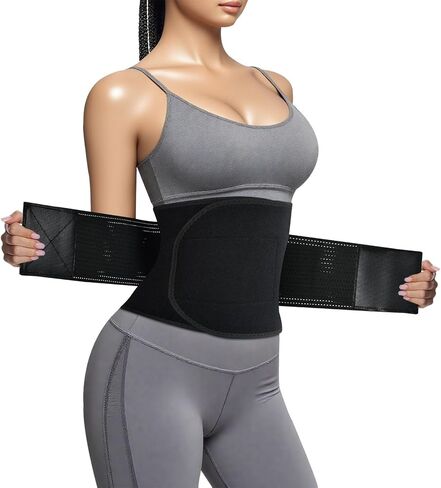 LKV Sculpt Touch Waist Trainer Belt for Women & Men - Waist Cincher Trimmer Ab Belt - Tummy Control Body Shaper in Saudi Arabia