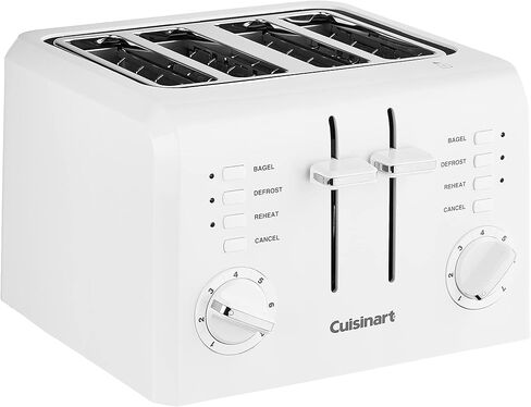Cuisinart CPT-142BK 4-Slice Compact Plastic Toaster, Black in Saudi Arabia
