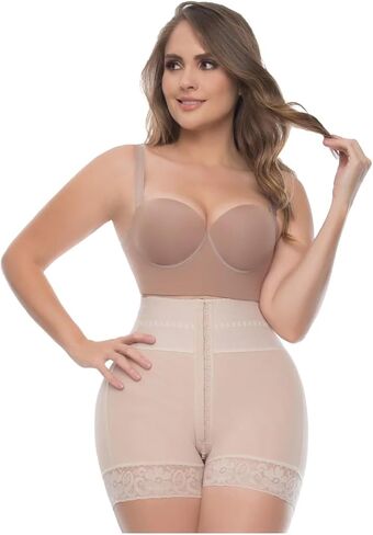 Fajas Butt Lifter Tummy Control High Waisted Mid Thigh Shaper Shorts Ref 6198 in Saudi Arabia