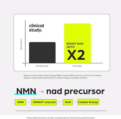 NMN Supplement 8957mg with Real NAD+ Not Just a Booster | Urolithin A, Resveratrol, CoQ10, Alpha Lipoic Acid, Green Tea Extract | Cellular Longevity & Energy Support for Men & Women in Saudi Arabia