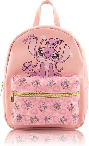 Disney Lilo and Stitch Backpack for Women, Men, Unisex | Cute PU Leather 10" Stitch Mini Backpack Purse Shoulder Purse | Stitch Bag and Stitch Accessories in Saudi Arabia