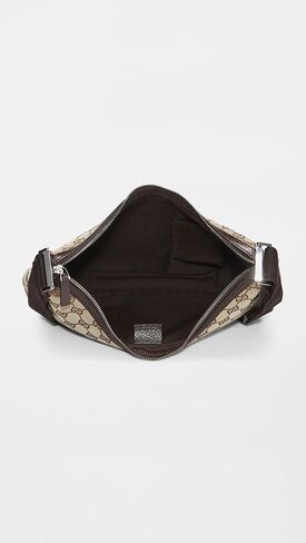 Gucci Women's Pre-Loved Brown Canvas Round Messenger Bag, Brown, One Size in Saudi Arabia
