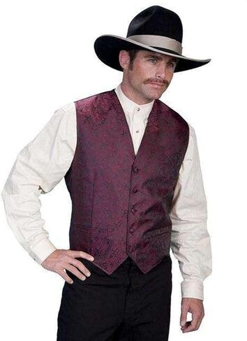 Scully Men's Classic Paisley Vest in Saudi Arabia