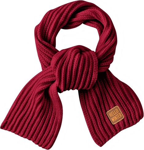 Kids Scarf Winter Neck Warmer Toddler Neck Scarf Girls Thick Scarves Boys Warm Neck Warp 2-12 Years in Saudi Arabia