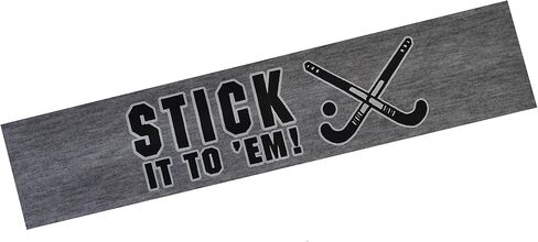 Field Hockey Headband Stick It to Em Cotton Stretch Headband for Girls Teens and Adults in Saudi Arabia