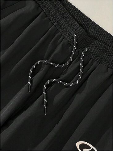 OYOANGLE Men's Star Graphic Track Pants Drawstring Waist Straight Leg Sweatpants Y2K Parachute Trousers in Saudi Arabia