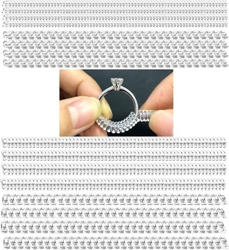 Ring Size Adjuster for Loose Rings, Multi-Sizes for Different Widths to Fit Any Rings, Silicone Invisible Ring Guards for Women and Men in Saudi Arabia