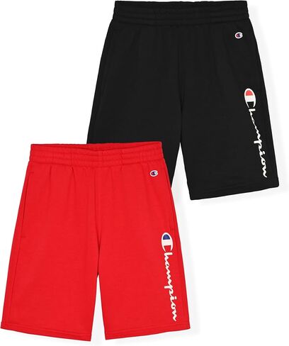 Champion Boys 2 Pack Signature Fleece Shorts for Kids in Saudi Arabia