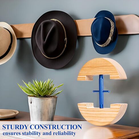 Hat Stretcher for Fitted Hats, Hat Stretcher for Men Stretch Size 7 to 8 3/8, Cowboy Fedora Hats Extender with Wrench in Saudi Arabia