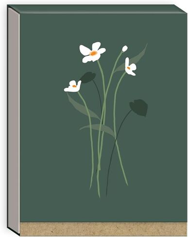 Punch Studio Kelly Green Delicate Floral Black Tiny Pocket Notepad (43979) in Saudi Arabia
