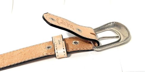 1 1/4 Inch Wide Genuine Leather Western Style Belt, Casual Or Work Leather Belt in Saudi Arabia